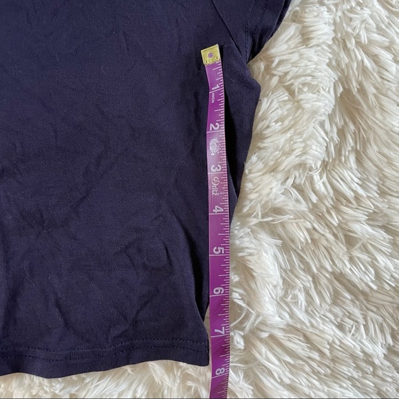 Navy Blue Crop Top - Picture 3 of 3